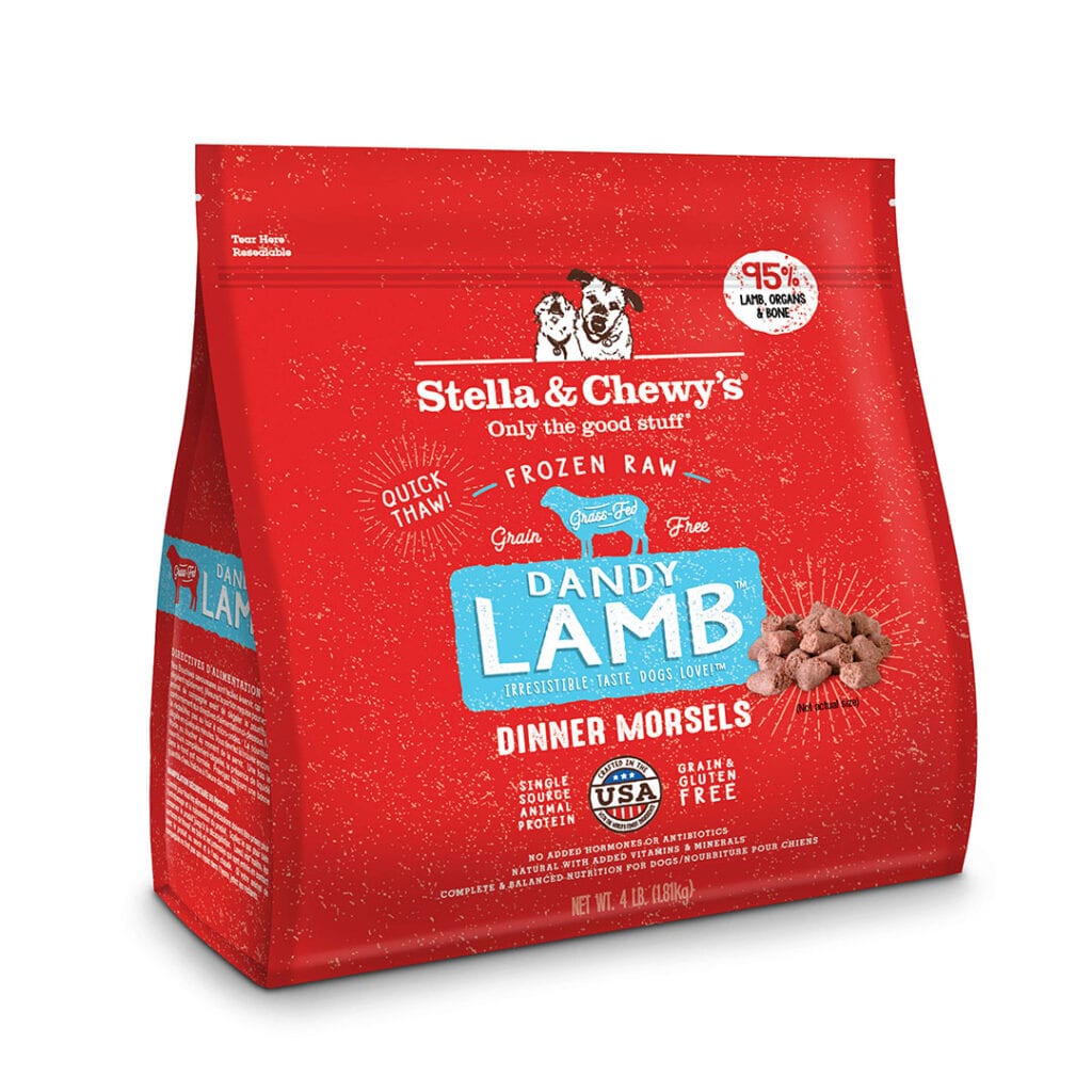 Stella and Chewy's Frozen Dandy Lamb Dinner Morsels 4 LB