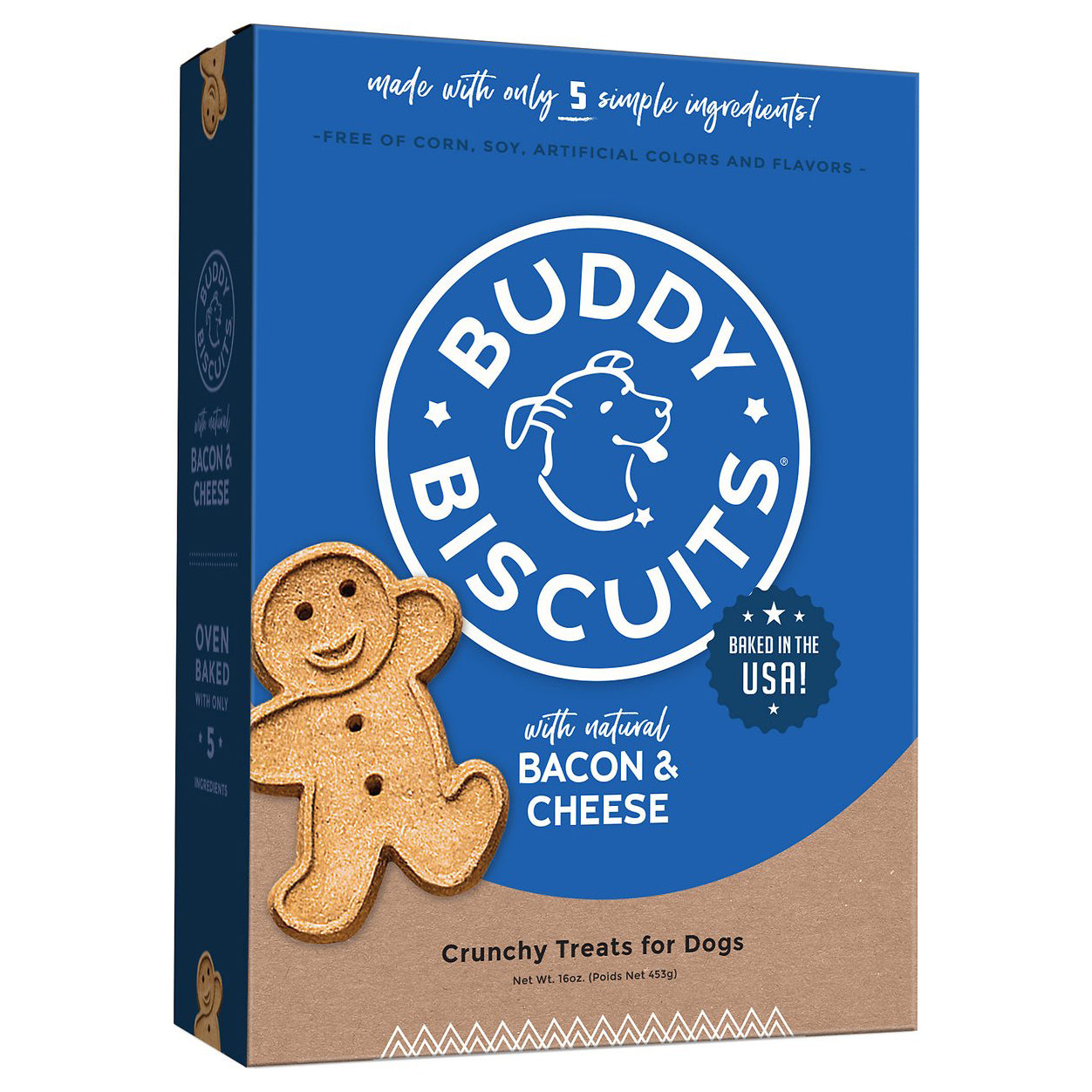 Cloudstar Buddy Biscuits Bacon And Cheese 16 OZ