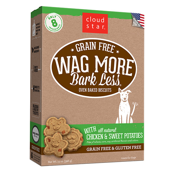 Cloudstar Wag More Bark Less Biscuits Chicken And Sweet Potatoes 14 OZ
