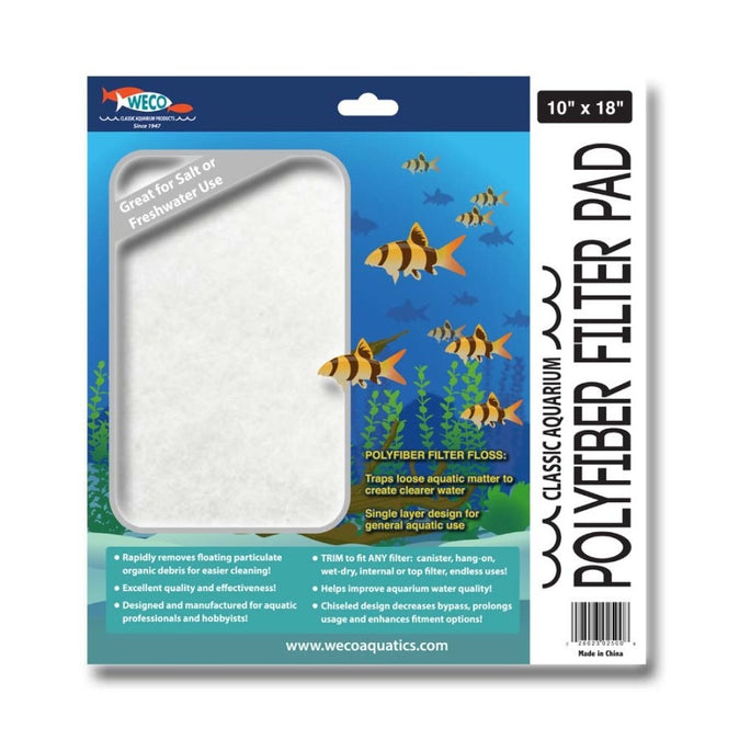 Weco Polyfiber Filter Pad 10 x 18 IN