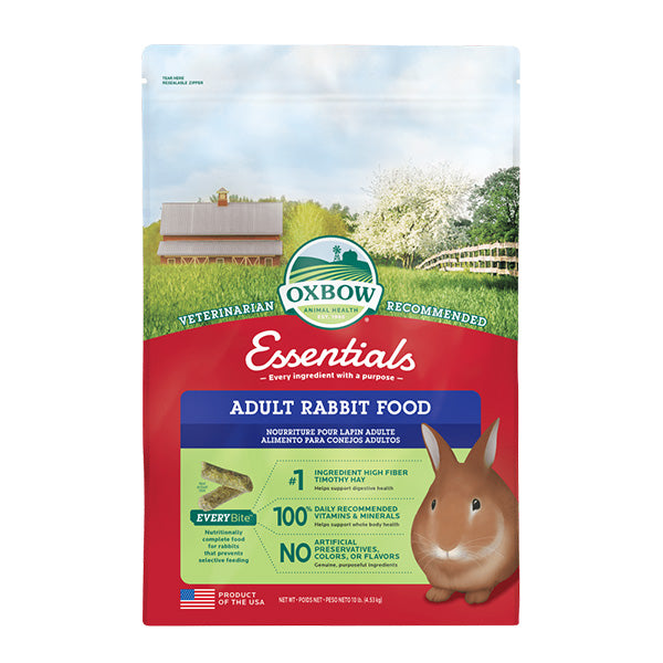 Oxbow Animal Health Essentials Adult Rabbit Food 10 LB