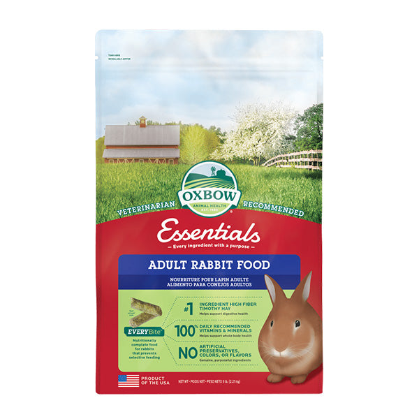 Oxbow Animal Health Essentials Adult Rabbit Food 5 LB