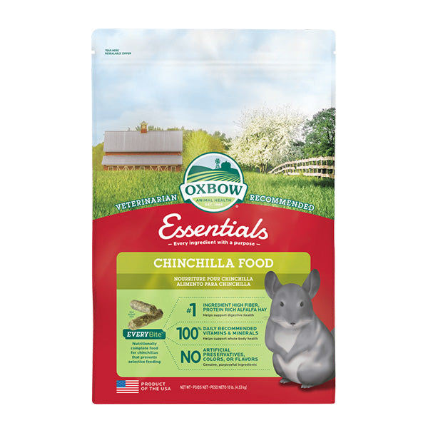 Oxbow Animal Health Essentials Chinchilla Food 10 LB