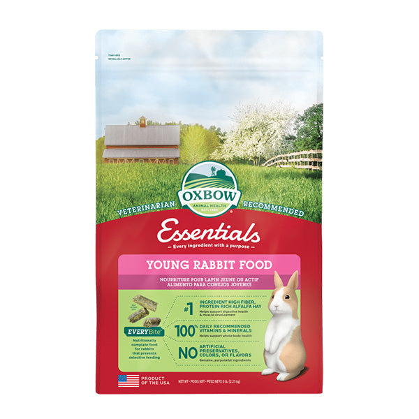 Oxbow Animal Health Essentials Young Rabbit Food 5 LB