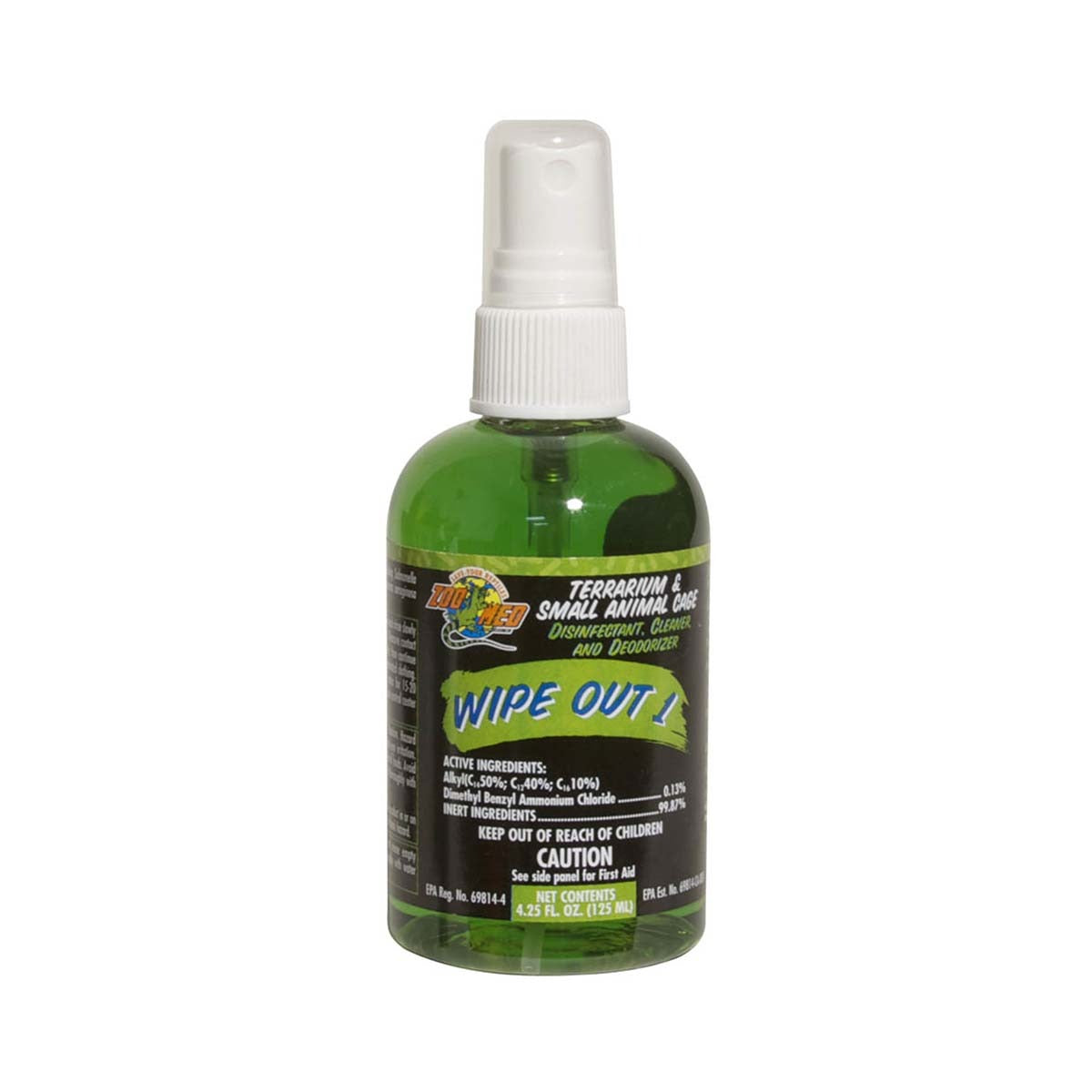 Zoo Med Wipe Out Cage Disinfectant 4.25 OZ