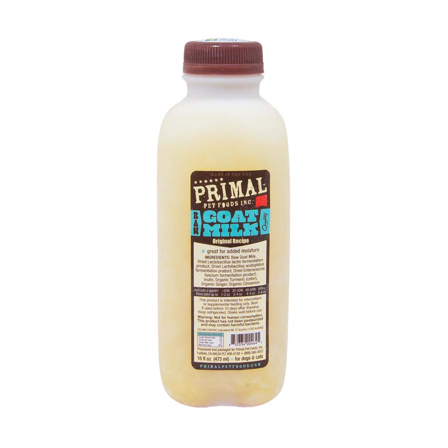 Primal Frozen Raw Goat Milk 16 OZ