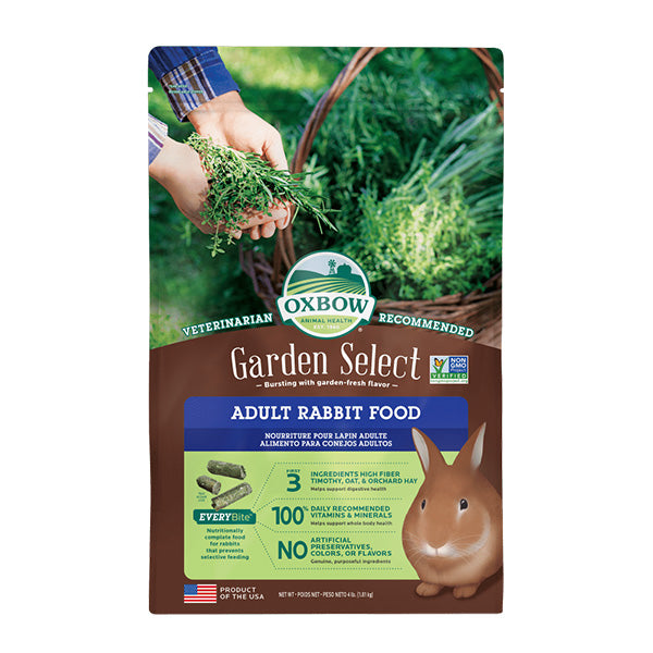 Oxbow Animal Health Garden Select Adult Rabbit Food 4 LB