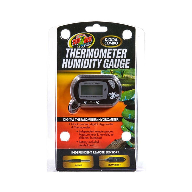 Zoo Med Gauge Thermometer Humidity Digital – Zamzows store
