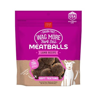 Wag More Bark Less Grain Free Meatball Lamb 14 OZ