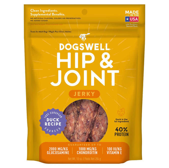 Dogswell Hip & Joint Grain Free Strip Duck 10 OZ