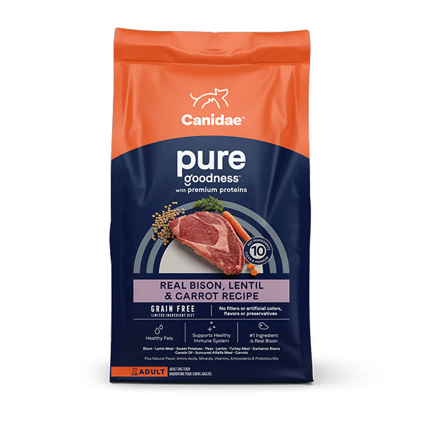 Canidae Pure Goodness Grain Free Land Bison 21 LB