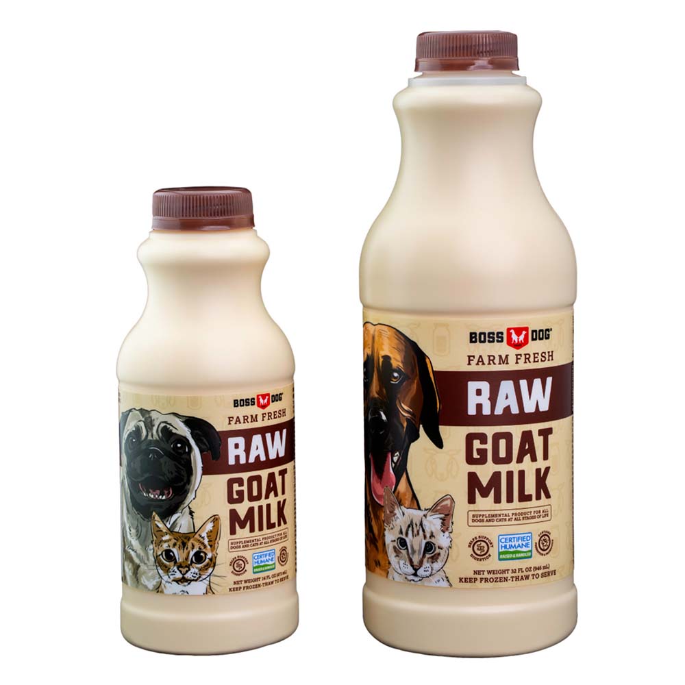 BossDog Frozen Raw Goat Milk 16 OZ