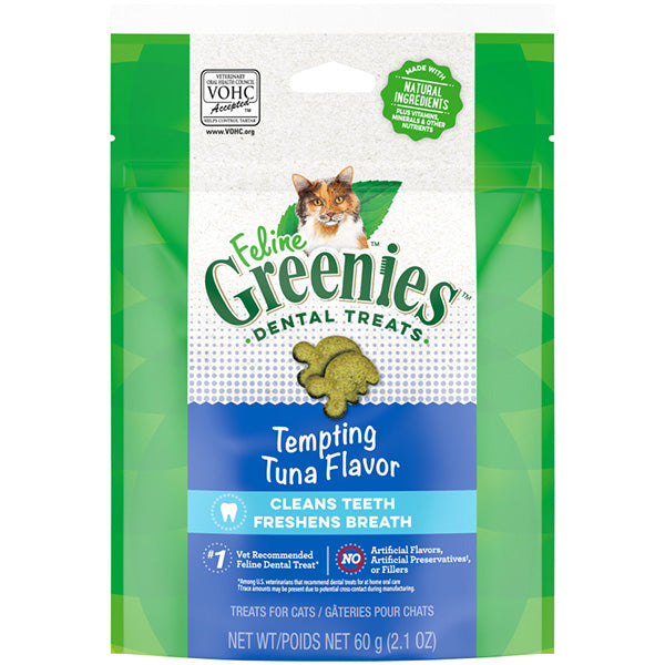 Feline Greenies Dental Treat Tuna 2.1 OZ