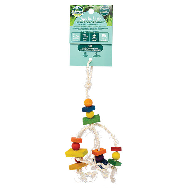 Oxbow Deluxe Color Dangly Small Animal Toy