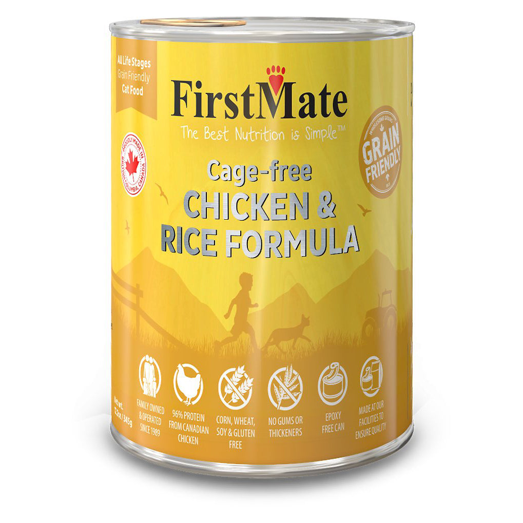 FirstMate Grain Friendly Cage Free Chicken Rice Can 12.2 OZ