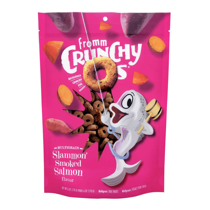Fromm Slammon Smoked Salmon Crunchy O's 6 OZ